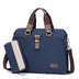 Men's Business Casual Oxford Cloth Handheld One Shoulder Canvas Briefcase - Minihomy