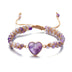 Handmade Creative Woven Bracelet Love Stone Winding Bracelet - Minihomy