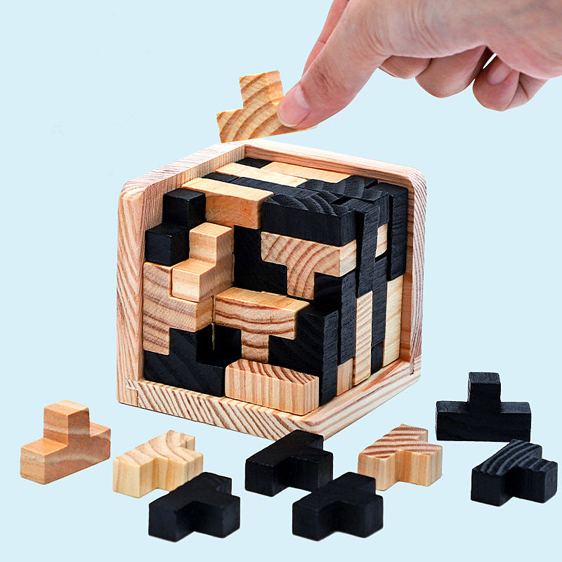 Wooden Puzzle Kongming Lock Luban Lock Toy