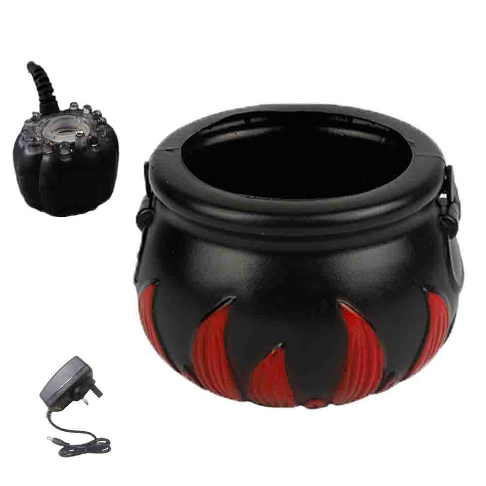 Halloween Pumpkin Smoke Witch Bucket Color Changing Lights - Minihomy