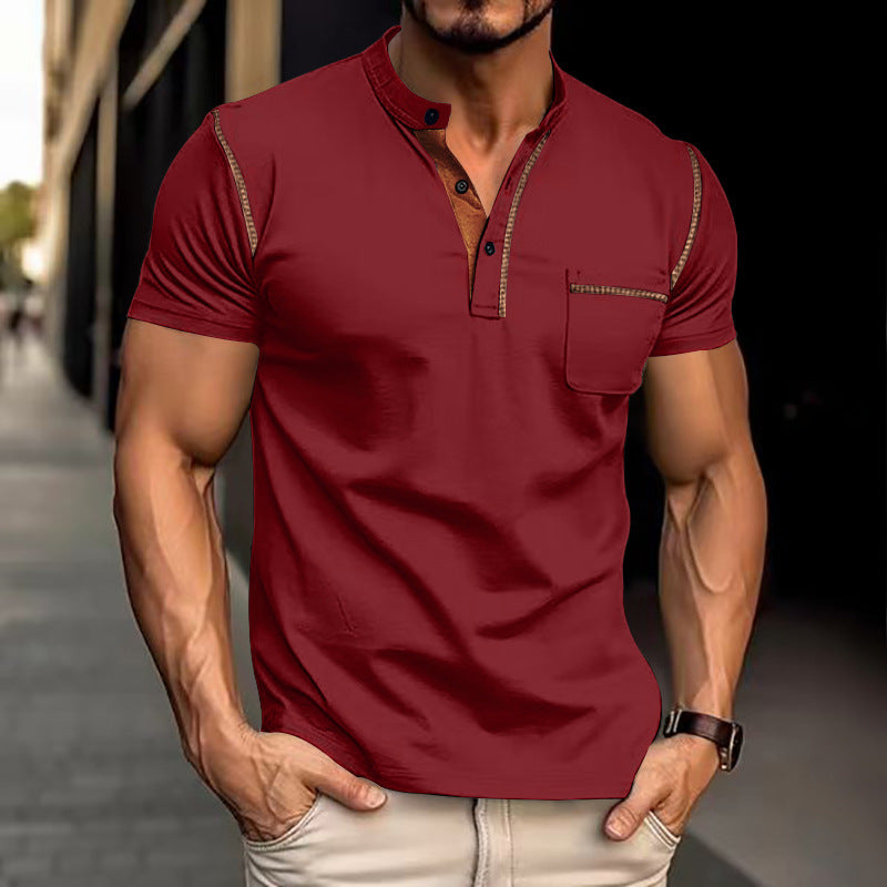 Men's Quick-Dry Short Sleeve Polo Shirt - Summer Casual Top