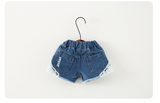 Children's Denim Shorts Lace Shorts