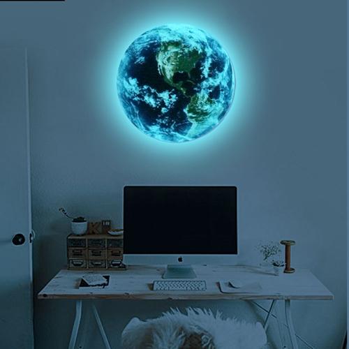 Glow In The Dark 3D Earth Wall Sticker