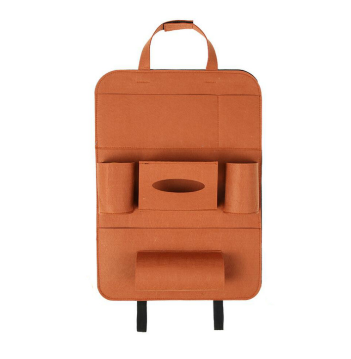 Car-Styling Holder Multi-Pocket Seat Wool Felt Storage bag