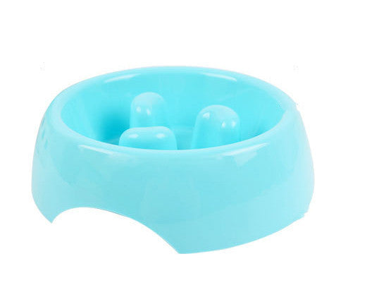 Anti-choking dog bowl slow food bowl