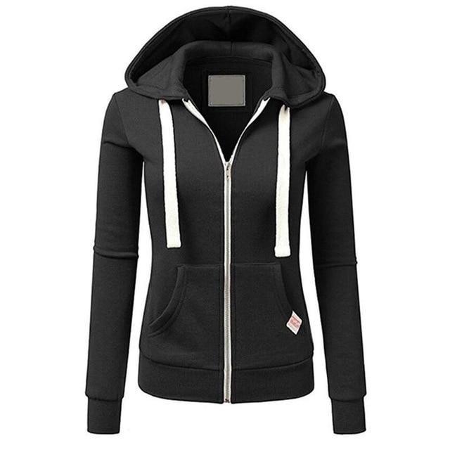 Autumn Winter Women Sweatshirts Hoodie Long Sleeve Jackets