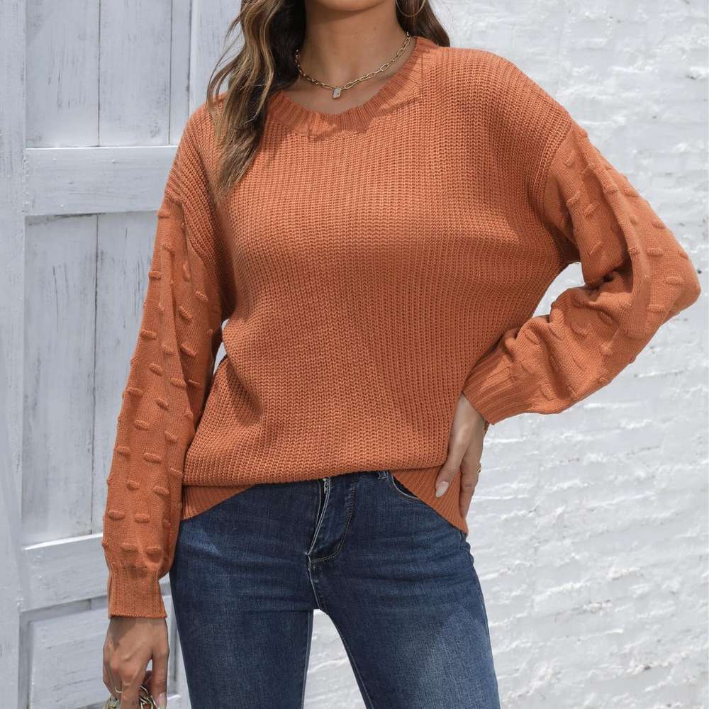 Cozy Up in Style: Women's Pullover Sweater for Autumn & Winter - Minihomy