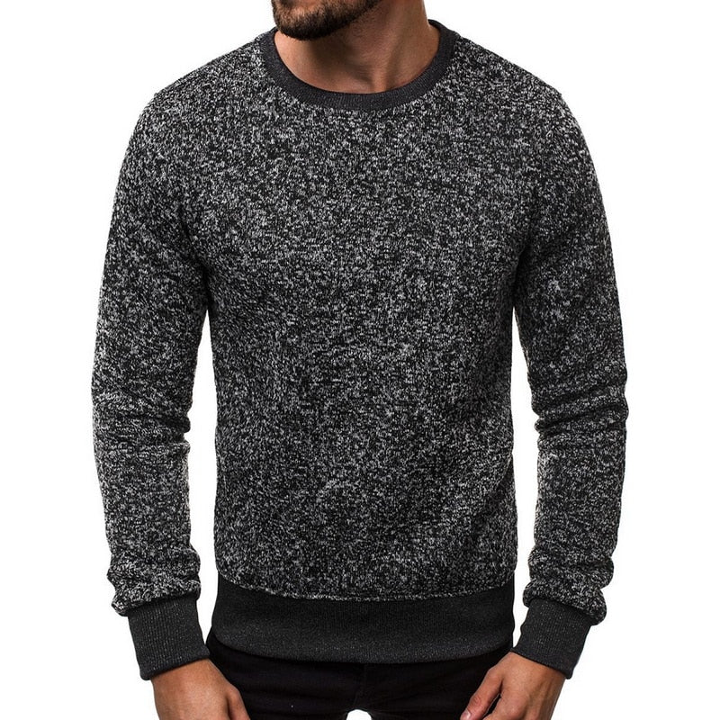 Men's Pullover - All Match Simple Long Sleeve Sweater