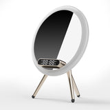 Multi -function LED Mirror Alarm Clock Wireless Charger Digital Clock Time USB Table Clock