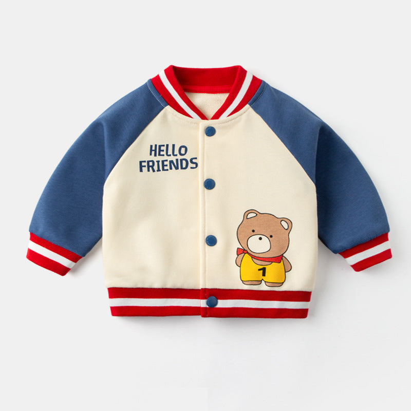 Dudu Home Baby Jackets - Cartoon Casual Style