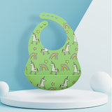 Baby Feeding Newborn Cartoon Aprons Adjustable Baby Bibs Burp Cloth - Minihomy