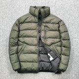Men's Technology Fabric Stand Collar Waterproof Quilted Cotton-padded Jacket