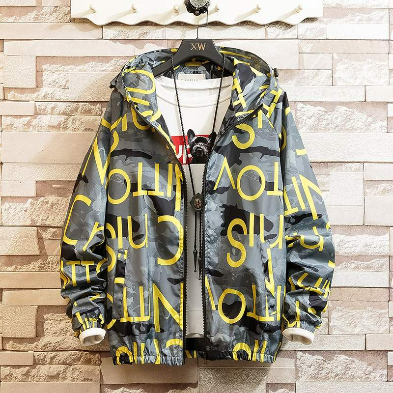 Men's Casual Streetwear Hooded Printing Coats: Elevate Your Urban Style