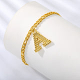 Initial Gold Letter Anklet Alphabet Pendants Jewelry - Minihomy