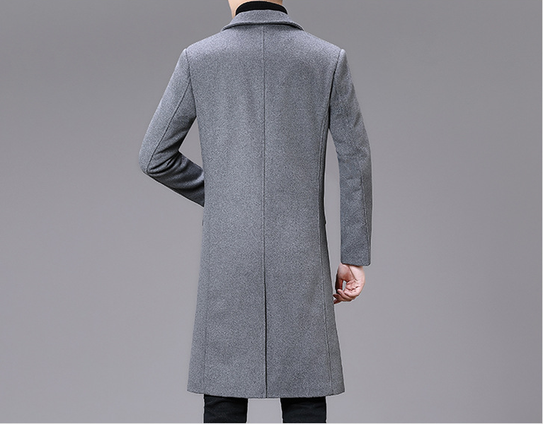 Men Casual Plus Cotton Long Coat: Elevate Your Style with Effortless Elegance - Minihomy