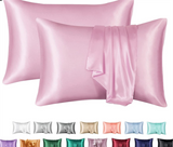 Silk Solid Color Satin Pillowcase Envelope Pillow