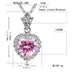 Micro-set zircon heart necklace jewelry - Minihomy