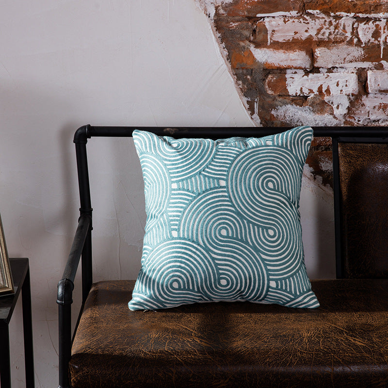 Modern geometric office pillow cushion