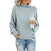 Cardigan Thick Thread Turtleneck Pullover - Minihomy