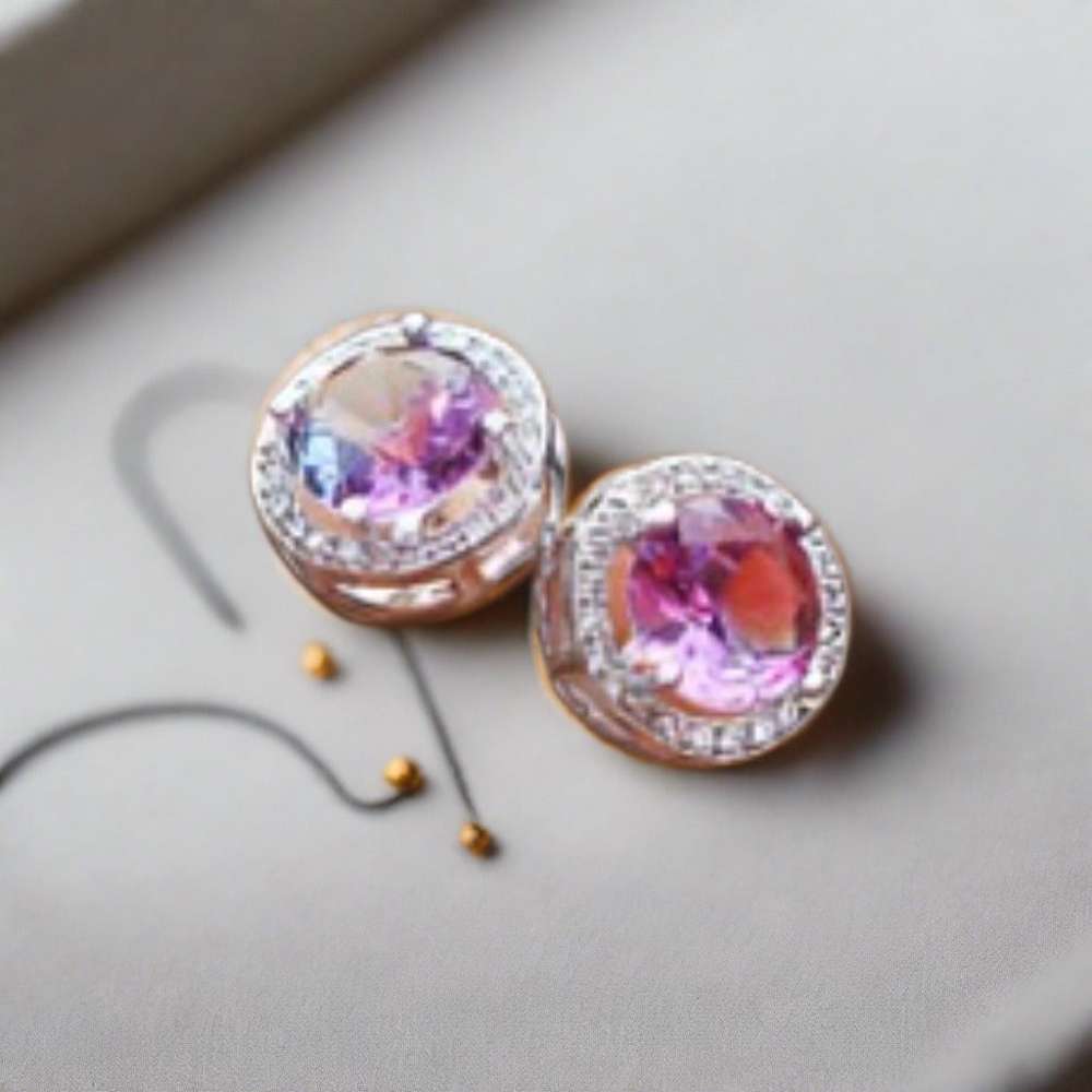 Female Cute Fashion Zircon Earrings Jewelry - Minihomy