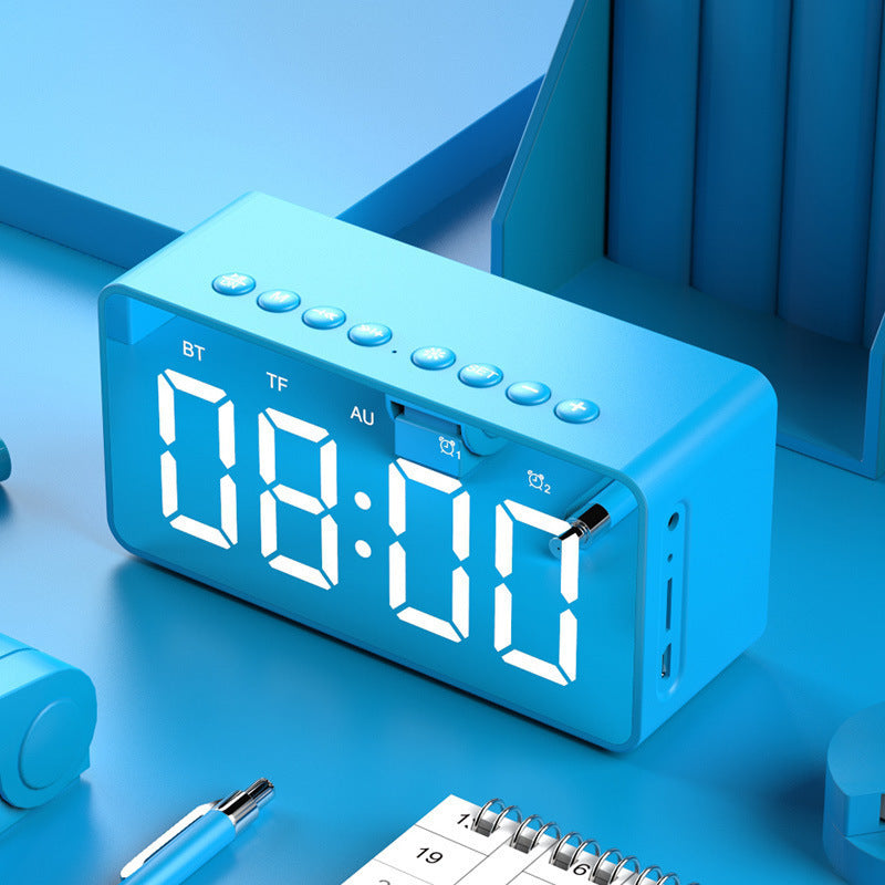 Music Alarm Clock Speaker - Multi-Function Electronic Clock for Creative Students - Minihomy