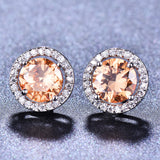 Female Cute Fashion Zircon Earrings Jewelry - Minihomy