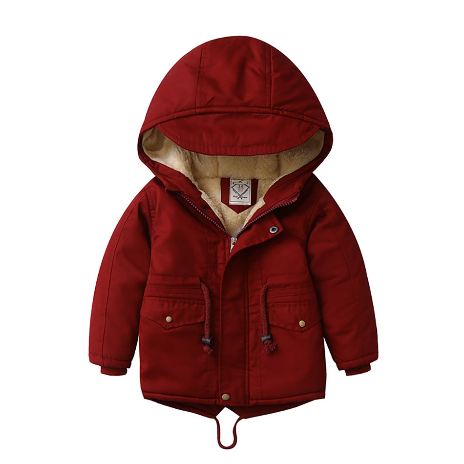 Wind  Boy's Coat And Cashmere Boy's Windcoat For Autumn And Winter Children's Clothes