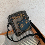 One-Shoulder PVC Simple Trendy Crossbody Transparent Shoulder Bag