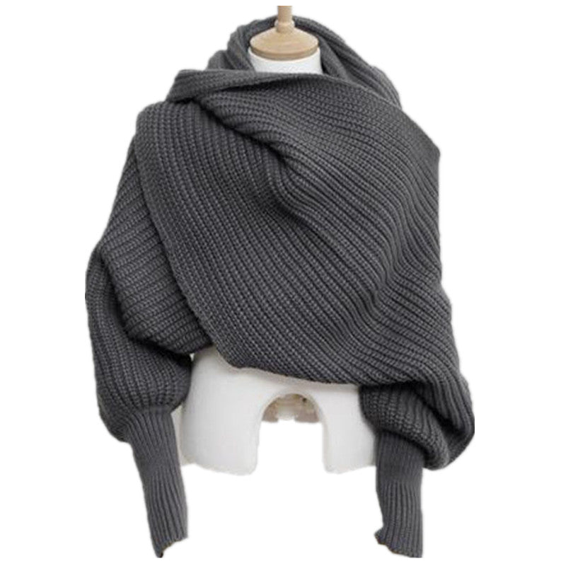 Sweater Scarf Cashmere Ladies Girl Woman Clothing Casual Wear