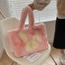 Cute Cartoon Rabbit Ears Plush Bag - Minihomy