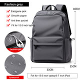 Simple Travel Bag Trendy Cool Male College Student Computer School Bag