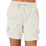 Women's High Waist Cargo Shorts: Casual & Comfortable