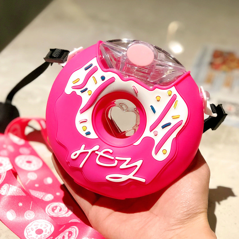 Sweet Treats on the Go: Cute Donut Ice Cream Water Bottle