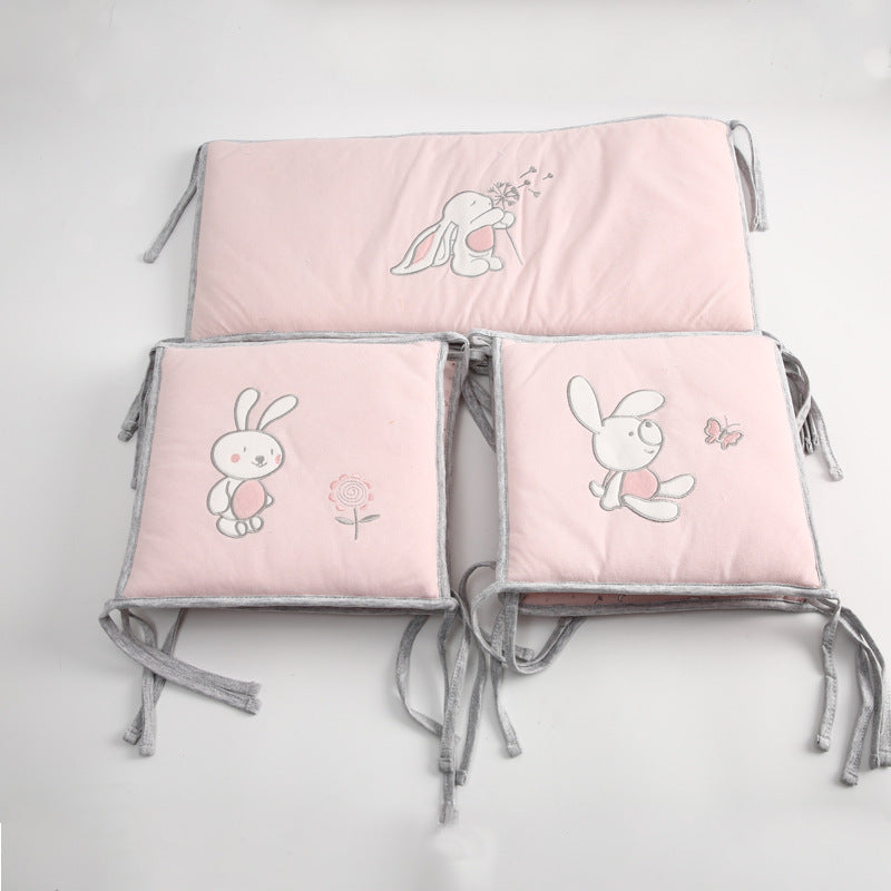 Embroidered Knitted Bed Fence Baby Products: Secure and Stylish Nursery Essentials