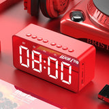 Music Alarm Clock Speaker - Multi-Function Electronic Clock for Creative Students - Minihomy