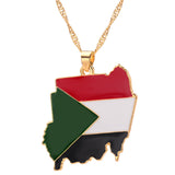 Big Country Map Pendant Necklace - Minihomy