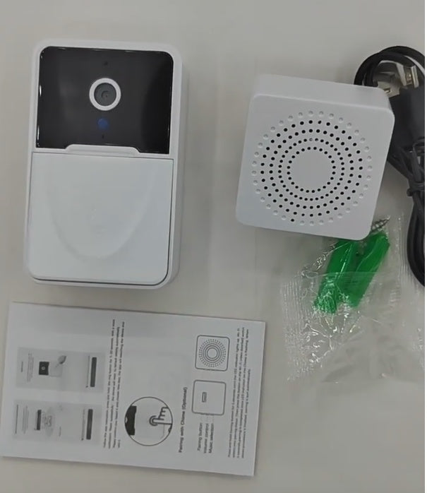 HD Smart Doorbell with Night Vision, Sound Detection & Remote Monitoring - Minihomy