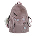 Backpack School Bag Girls Students Schoolbag High Capacity Multi-pocket Design Bags - Minihomy