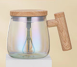 High-Speed Self-Stirring Coffee Mug - 400ML Electric Mixing Glass Cup