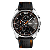 Quartz Sports Watch for Men - Calendar Display, Water Resistant