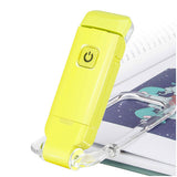 USB Rechargeable Book Light: Adjustable Brightness, Eye Protection, Clip-On Bookmark Reading Lamp