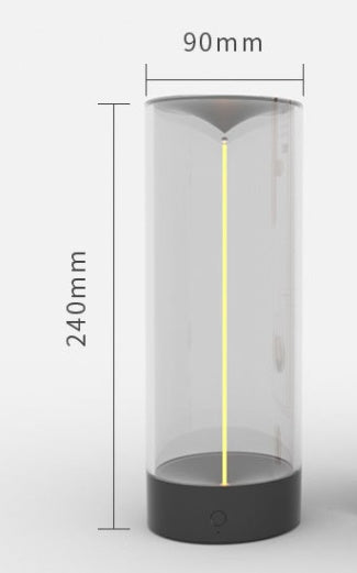 Rechargeable LED Camping Lantern - Type-C, Portable, High Transparency, Anti-Drop, Atmosphere Light