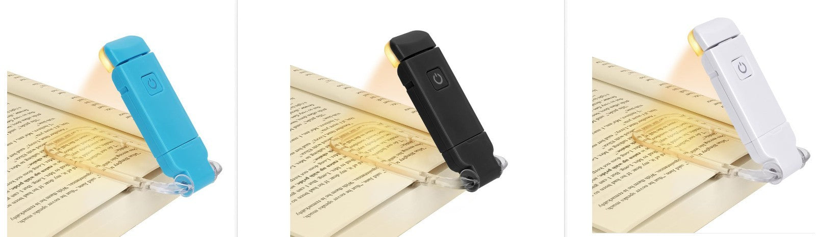 USB Rechargeable Book Light: Adjustable Brightness, Eye Protection, Clip-On Bookmark Reading Lamp