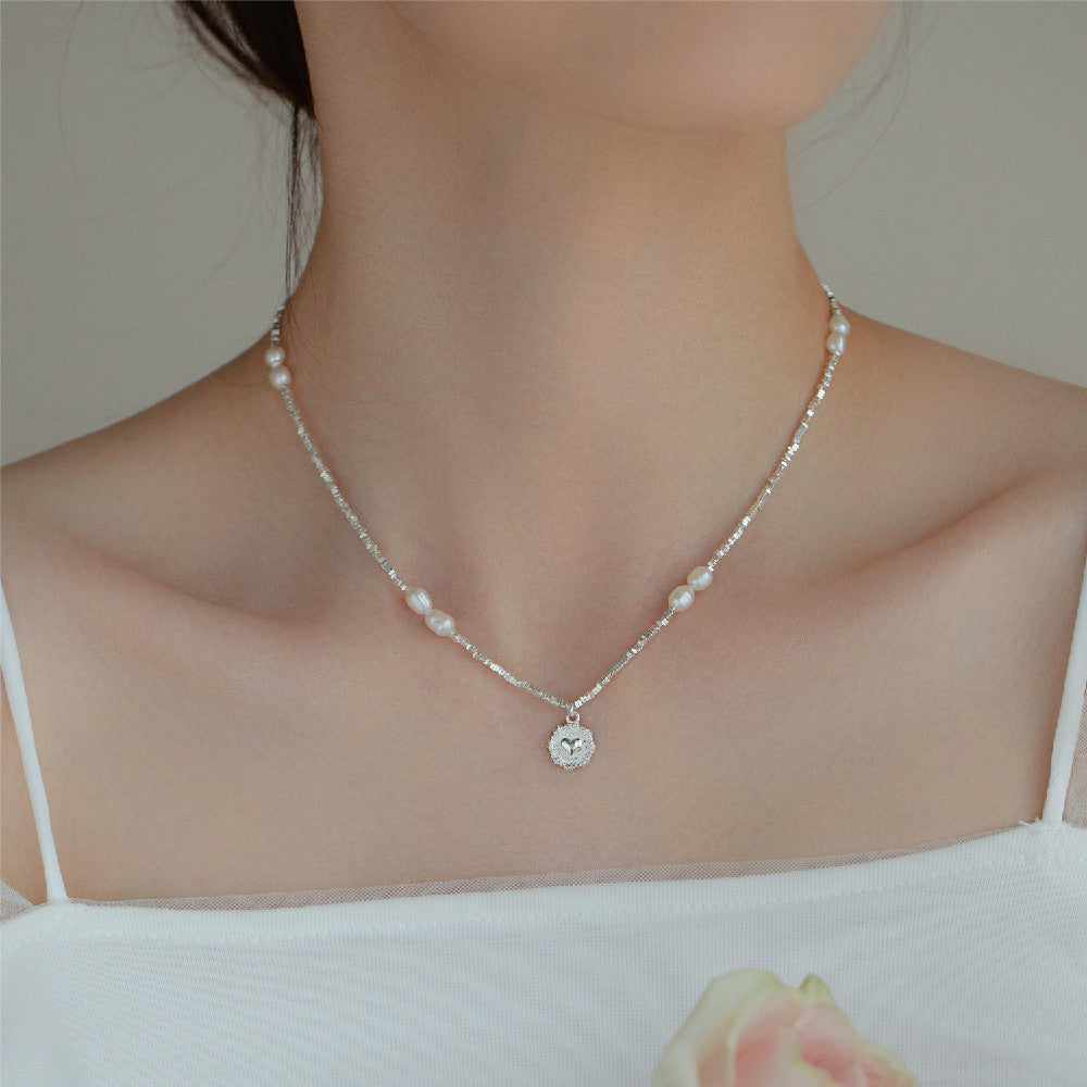 Love Pearl Necklace Woman