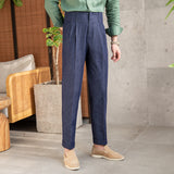 All-match Cotton Casual Denim High-waisted Pants - Minihomy