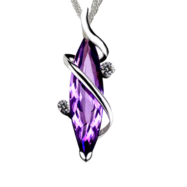 Purple Amethyst Woman Necklaces