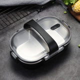 Portable Children's Lunch Box 304 Stainless Steel Bento Kitchen Leak Proof Food Box for Kids