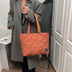 Commuter Hand-Carrying Bag - Diamond Quilted Big Bag - Minihomy