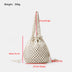 Ins Hand-Woven Cotton Bucket Bag - Minihomy