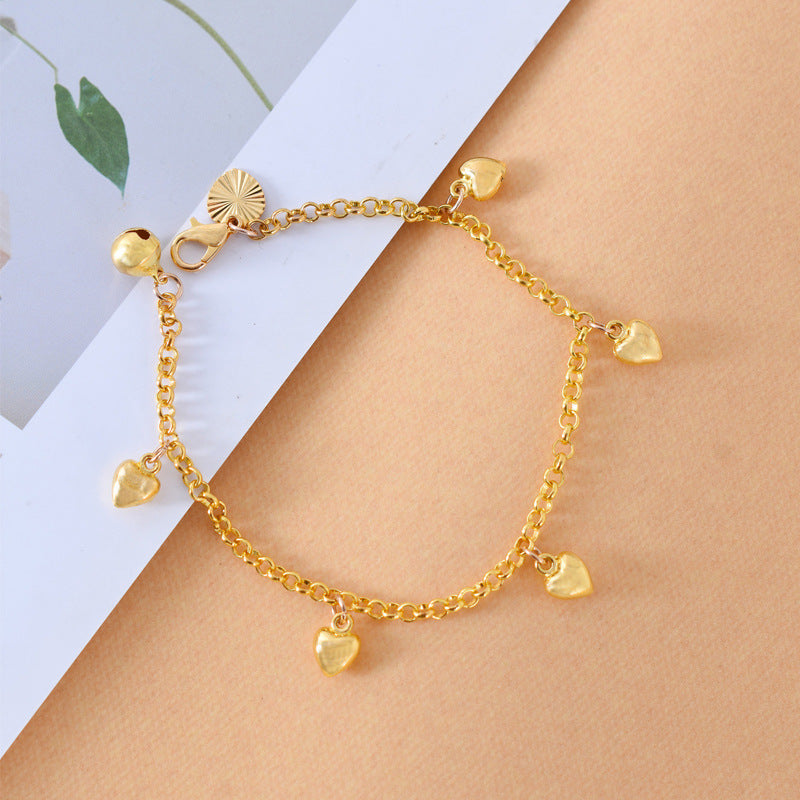 Women's Heart Bracelet: Simple, Versatile Fashion Jewelry